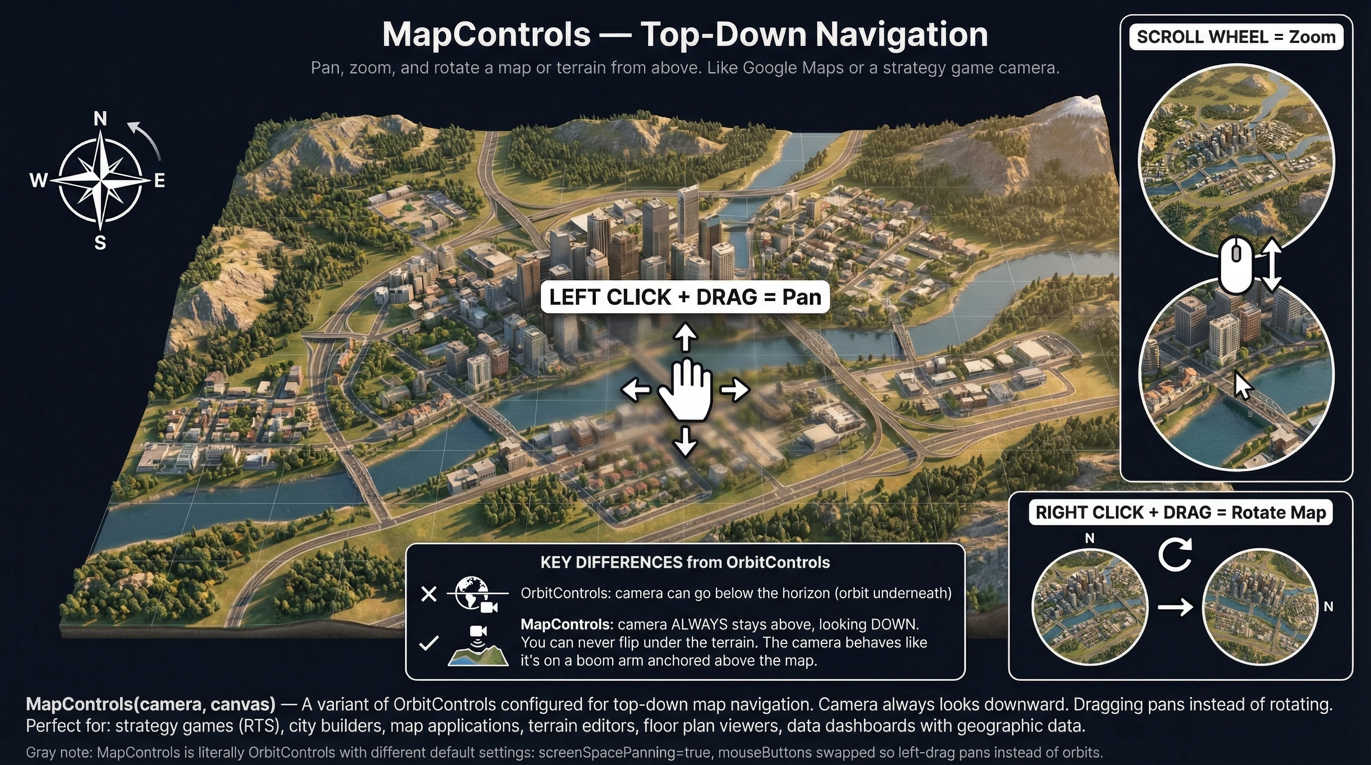MapControls